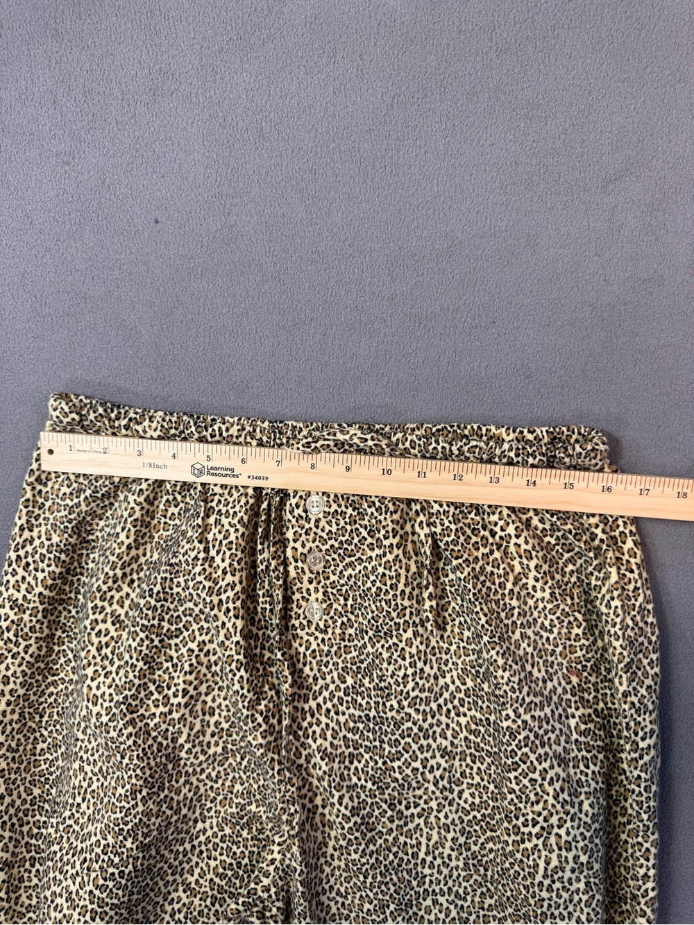 Vintage 90’s P.J. Salvage Women’s Leopard Print Pajama Set, 100% Cotton, XL - Picture 14 of 16